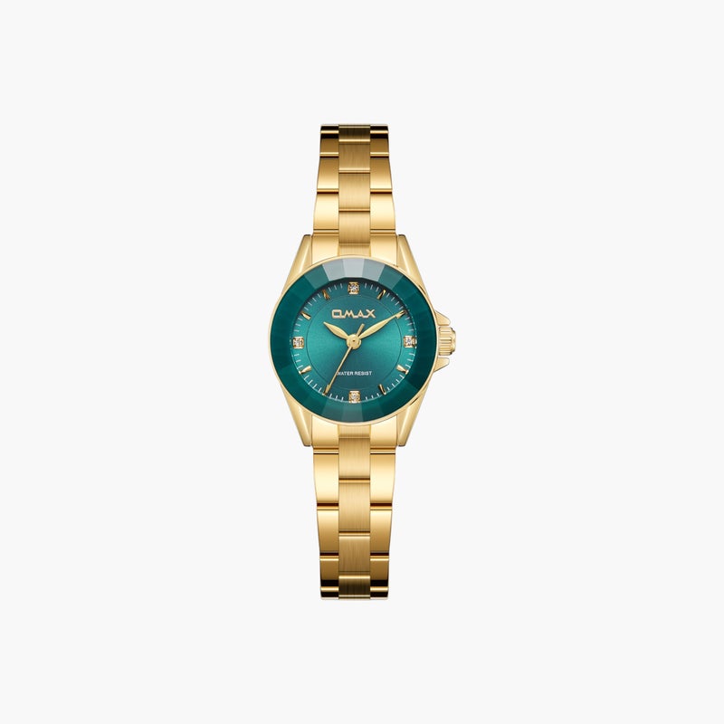 OMAX Gold Tone Women's Analogue Watch - Image 1